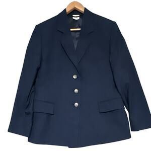 Wings Collection US Air Force Dress Uniform Coat Womens 14R Navy Blue Blazer NWT